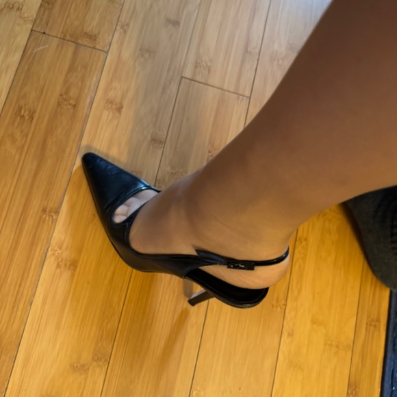 Jimmy Choo Black Slingback/Mary Janes size 39 1/2 - Picture 8 of 11